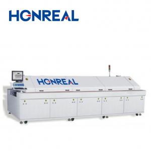 Quality 10 Zones SMT Reflow Soldering Machine , PCB SMD Reflow Oven Hot Air Convection for sale