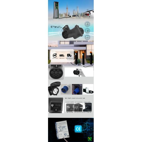 32A Socket Marvel Vehicle To Load Cable Adapter For Discharge gbt EV Discharging Outlet gbt Adapter 7kW Output Power