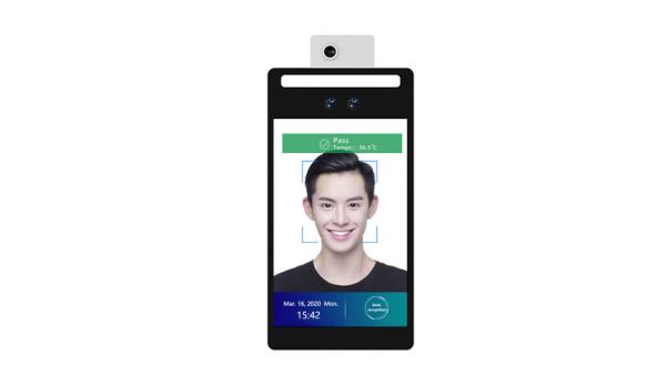 RGB Infrared 1.0m AI Face Recognition Temperature Measurement Terminal