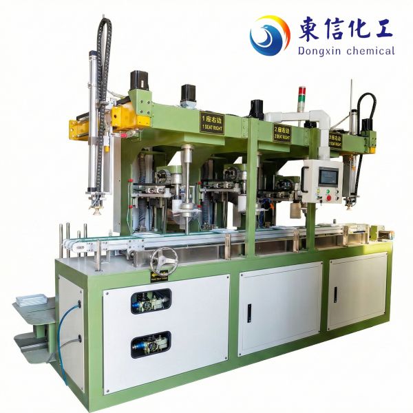 Automatic grinding machine for melamine tableware production