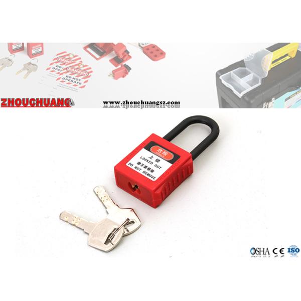 38mm Nylon Shackle Xenoy Safety Lockout Padlocks with Master Key