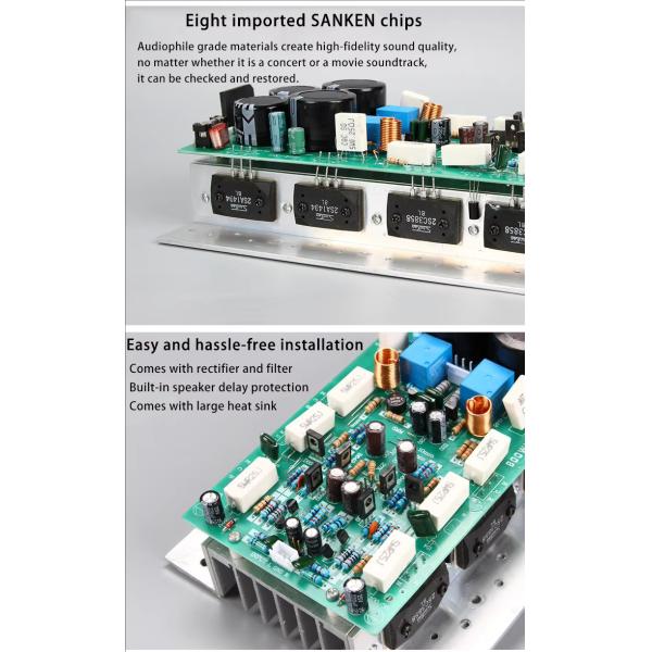 750W High Power Mono Linear Amplifier Board with Simple Package for Yamaha Sound Alignment