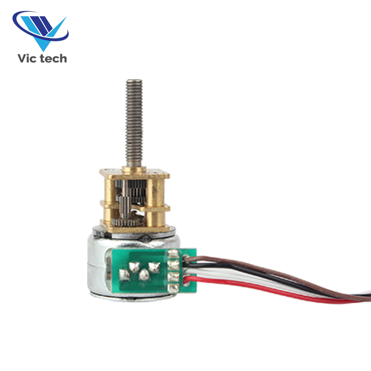 2 Phase Micro Gear Stepper Motor High Torque 5V Mini Gearbox Step Motor