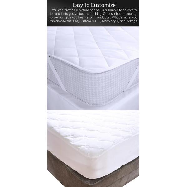 Microfiber Anti Dust Bed Mattress Protector Waterproof Mattress Cover