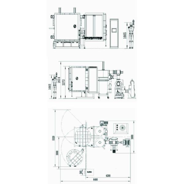 3d Structure Clocks Thermal Evaporation Equipment Vacuum Deposition Highly Reflective