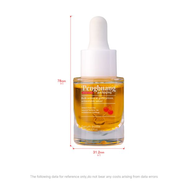 Sliver Dropper Serum Dropper Bottles Customized Cap Sealing Type Cap Packaging Option for Cosmetic Skincare and Essential Oils