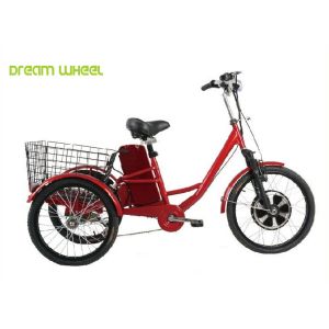 China 36V 350W 3 Wheel Electric Pedal Bike With Removable Battery on sale
