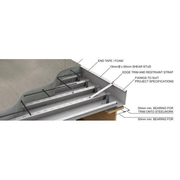 Steel floor deck