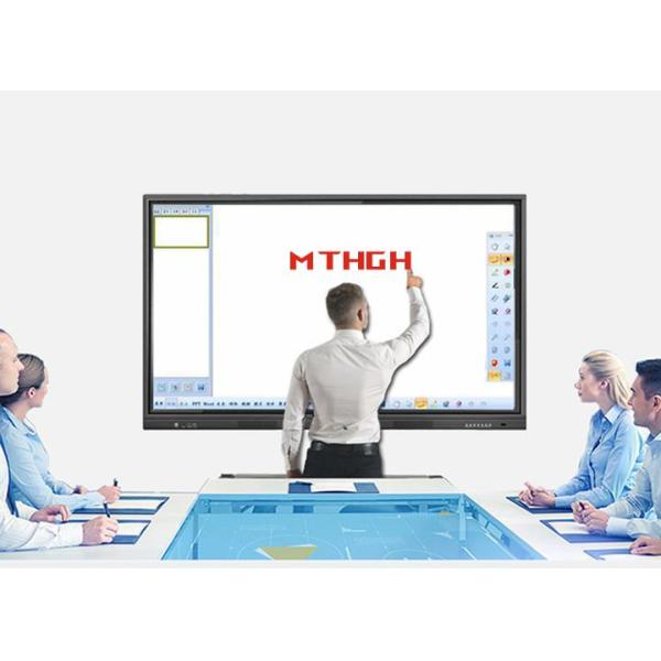 Interactive Touch Screen Whiteboard with 13MP Camera, 4K Resolution, and Long-Lasting Life Time ≥50000 Hours