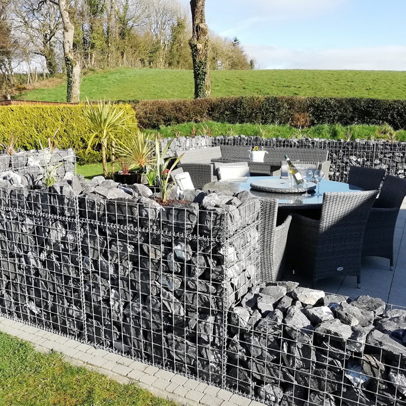 Quality Modular Vertical Garden Welded Gabion Stone Cage Planters Rustproof for sale