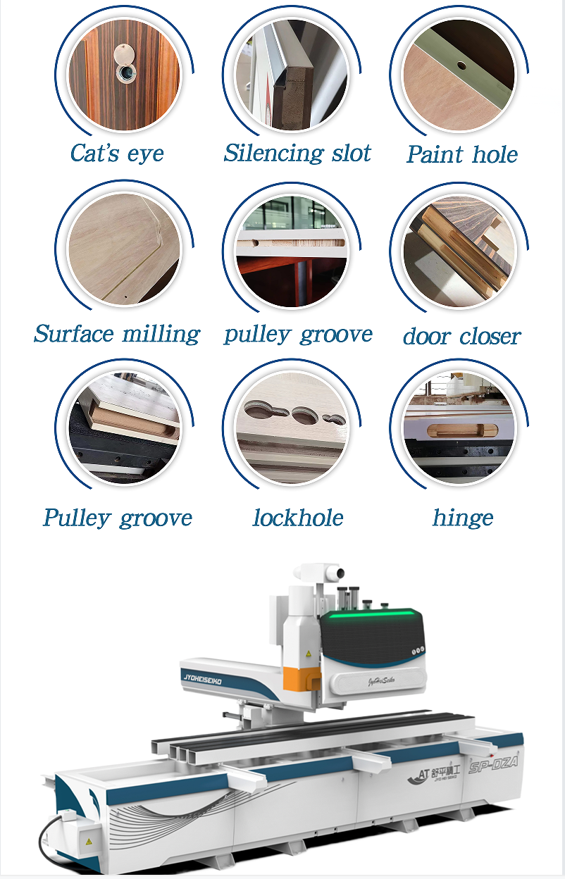 Microcomputer Wood Cabinet Door Maker Machine Equipment 5.6kw