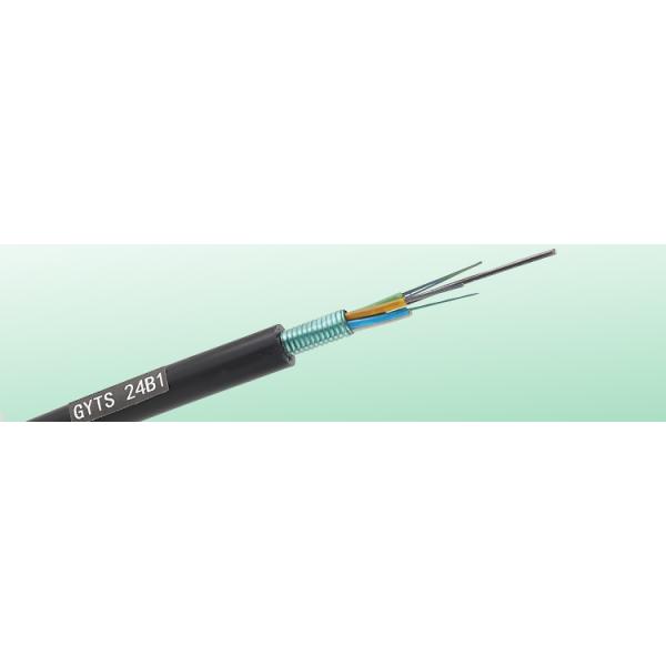 Outdoor Optical Fiber Cable GYXTW G652D 24 core Single Mode Fiber Optic Cable