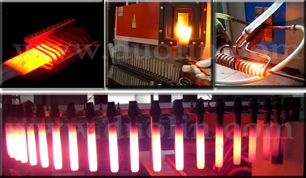 Copper Aluminium Hot Forging Induction Heating Furnace Automatic Induction Billet Preheating Equipment