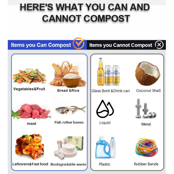 Organic Compost Machine Garbage Disposal Food Compost Machine Garbage Disposal Machine