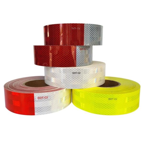 High Visibility Waterproof Weather Resistant Reflective Warning Tape for Trucks and Trailers
