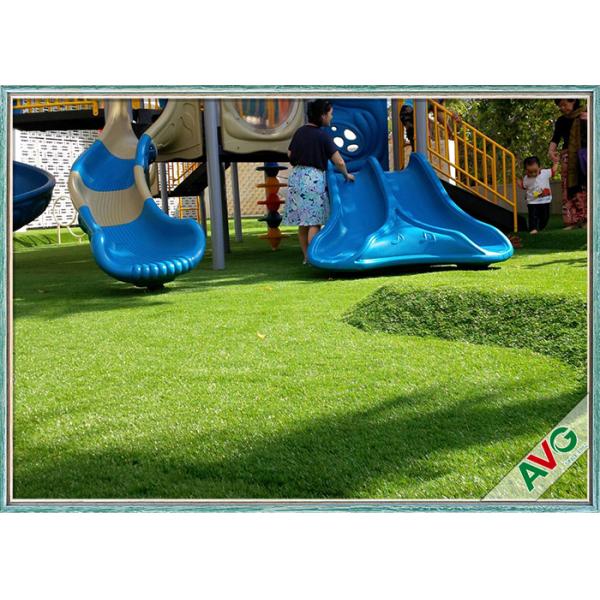 Multi - Function Outdoor Artificial Grass For Kindergarten / Garden Decoration