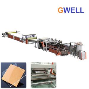 China GPPS Sheet Extrusion Line GPPS Transparent Board Making Machine Long Life And High Output on sale