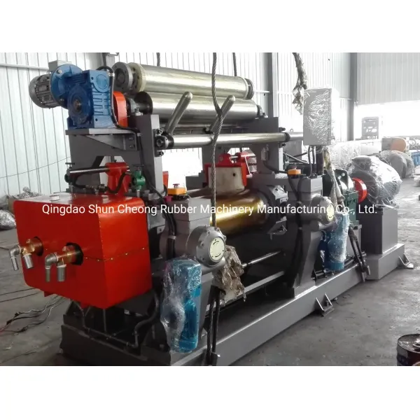 Open type 2 roll rubber mixing mill