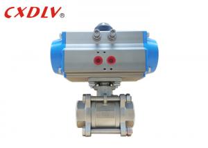 Quality Two Way Stainless Steel 304 Pneumatic Control Valve with Actuator for Water for sale