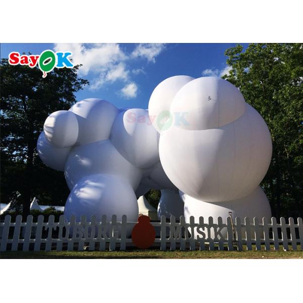 Event PVC Custom Cloud Shaped Balloons With Two Sides Digital Printing