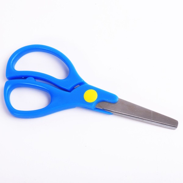 5 inch safe plastic handle DIY scissors student scissors
