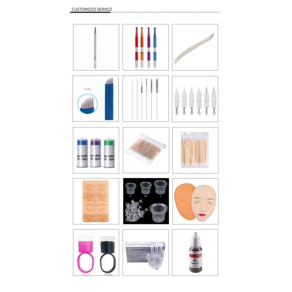 Professional Permanent Tattoo Digital Machine Makeup Machine and G Device for Face Microblading Tattoo Pen