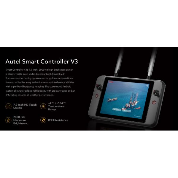 Autel EVO II Dual 640T V3 Drone: Thermal & 8K Camera for Industrial Inspection