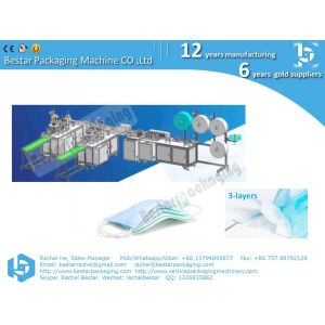 Medical mask machine, outer ear-loop, automatic and high efficiency