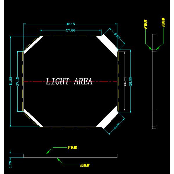 7 Segment LCD Display Instrumentation LCD Module FSTN LCD Display