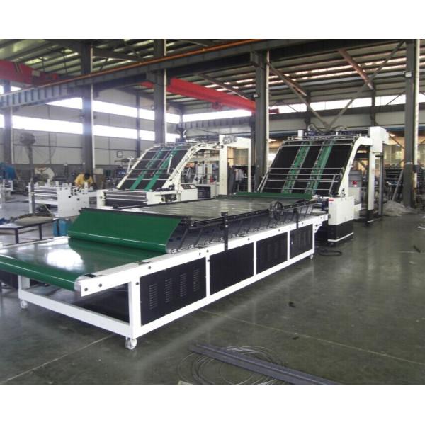Corrugated Cardboard Flute Laminator Machine , Glue Lamination Machine