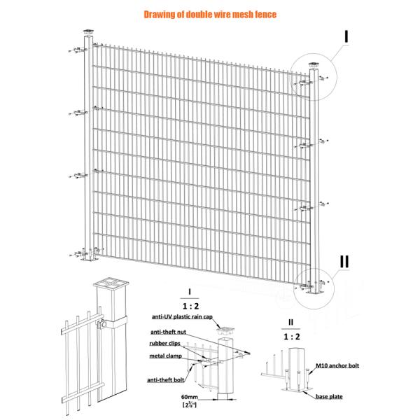 Attractive Appearance Powder Coated Steel Mesh Low Maintenance Easy Installation