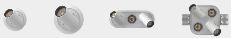 355 degree Rotatable Stretchable LED Spotlight Downlight Surface Mounted