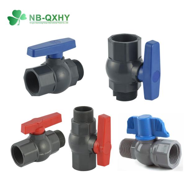 UPVC DIN ANSI BS JIS Octagonal Ball Valve with Socket Low Temperature and Angle Type