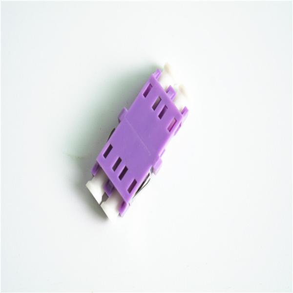 High Return Loss Standard LC Optical Cable Adapter Ceramic Sleeve For ODF / Pigtail