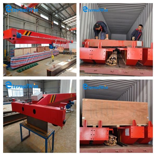 380V Power Source Overhead Crane Machine With Customized Lift Height And Strength Steel Structure