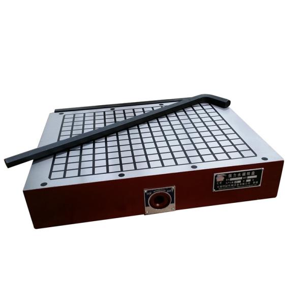 Red 300*800mm Permanent Magnetic Table For Milling Machine