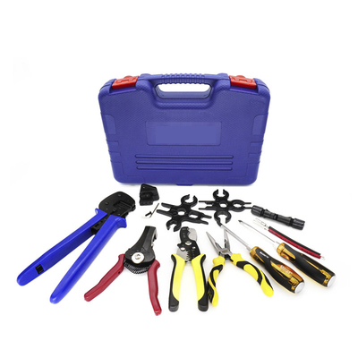 Solar Cable Crimping Tool Kit For 2.5 / 4 / 6mm2 With Stripper Cutter Spanner