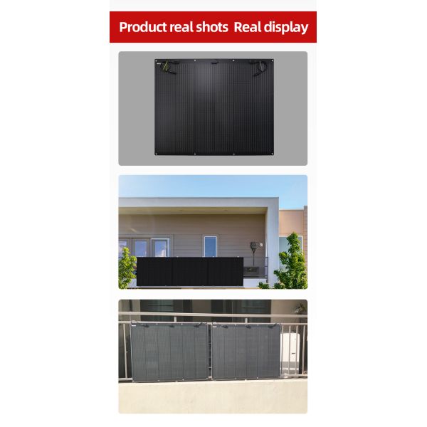 800W 1200W Home Solar Balcony Power System Plant Balkon Kraftwerk Solar System thin flexible solar panels