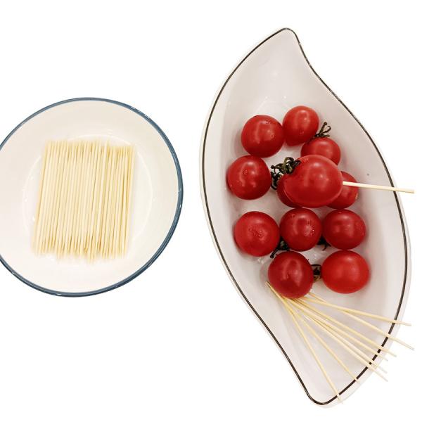 Customizable Thin Bamboo Toothpicks Disposable Eco Friendly Toothpicks