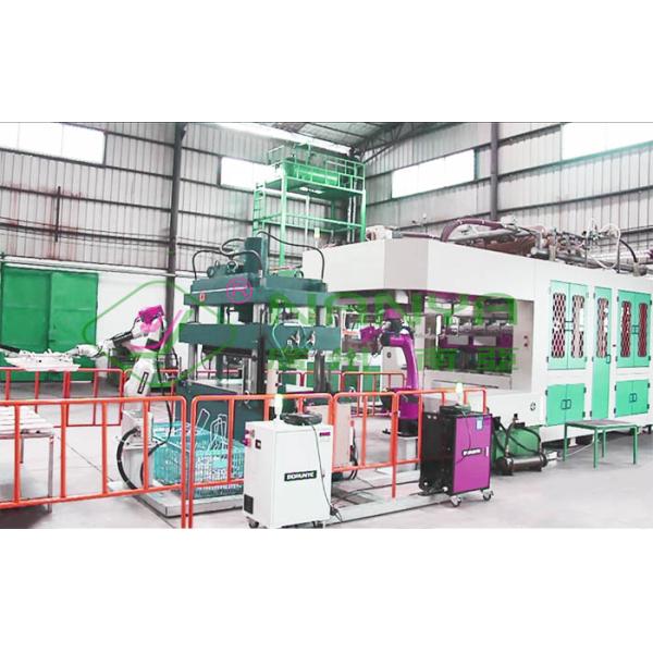 Vacuum suction 400kg/H 1300*1100mm Tableware Making Machine