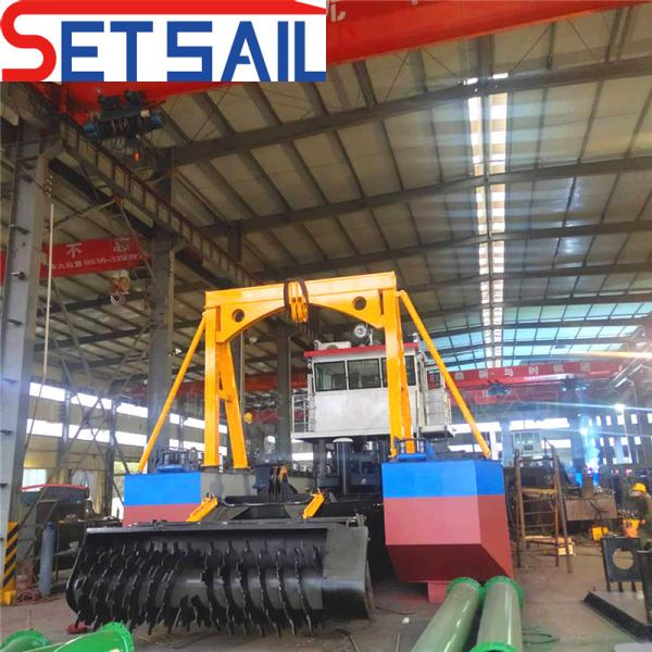 Corrosion Resistent Trailing Hopper Suction Mud Dredger QHTHD-60 with Diesel Engine