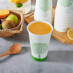 16 Oz Compostable Cups, Biodegradable Disposable Paper Cups With PLA Lined, Eco-Friendly Paper Coffee Cups For Party