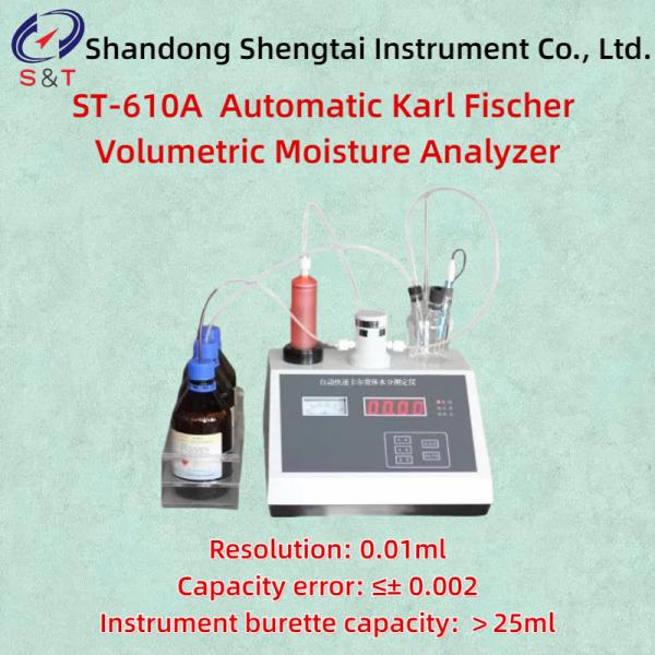 Sensitivity 10-6A Automatic Karl Fischer Volumetric Moisture Analyzer ST-610A