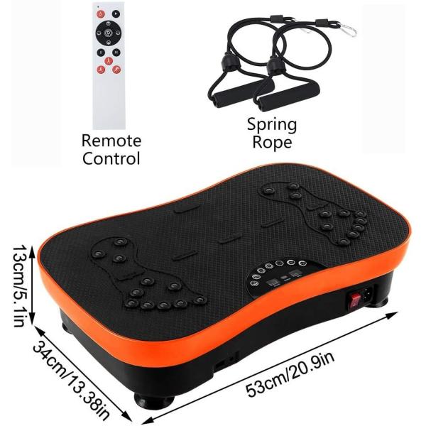 Weight Lose Bluetooth Waver Vibration Plate Exercise Machine 99 Levels FCC