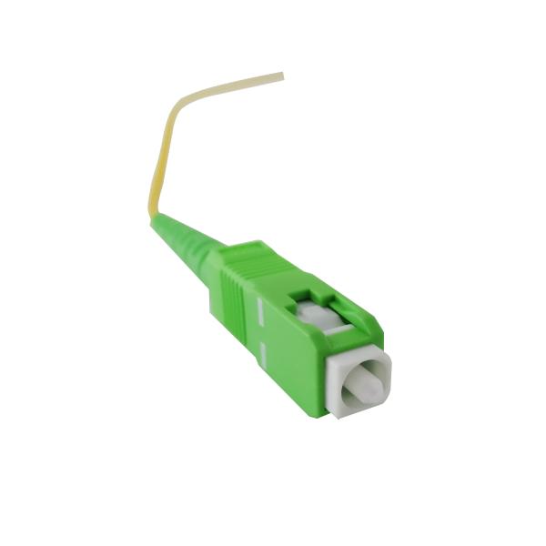 2.0mm SC APC Fiber Optic Pigtail Single Mode Simplex LSZH / PVC Jacket