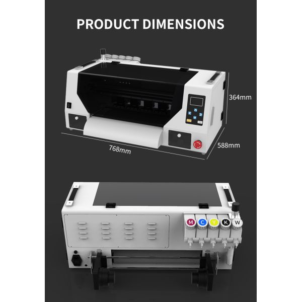 KECAI Automatic DTF Printing Machine A3 12 Inch I1600 Compatible High Speed Fabric Clothing Decoration Tool Reliable