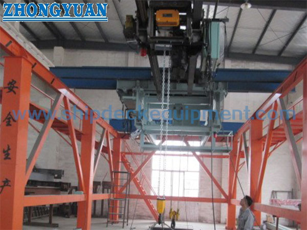 Electric Engine Room Gantry Crane Ship Deck Equipment