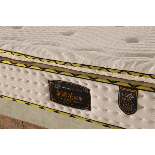 OEM Bonnell Sprung Mattress With Memory Foam Layer Vacuum Compressed Packing