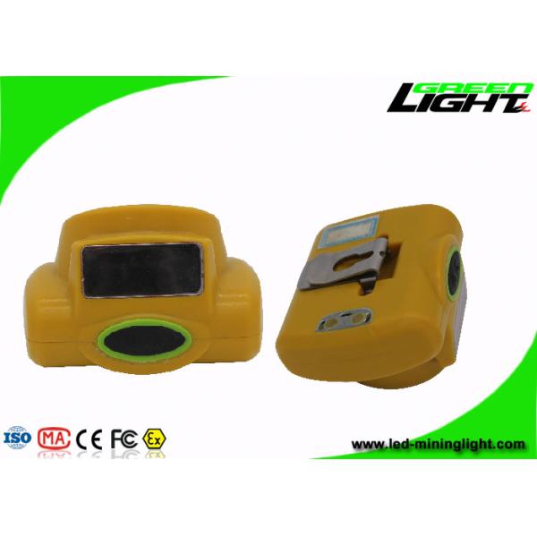 Rechargeable LED Mining Cap Lights , Anti - Explosion Cordless Miners Helmet Light