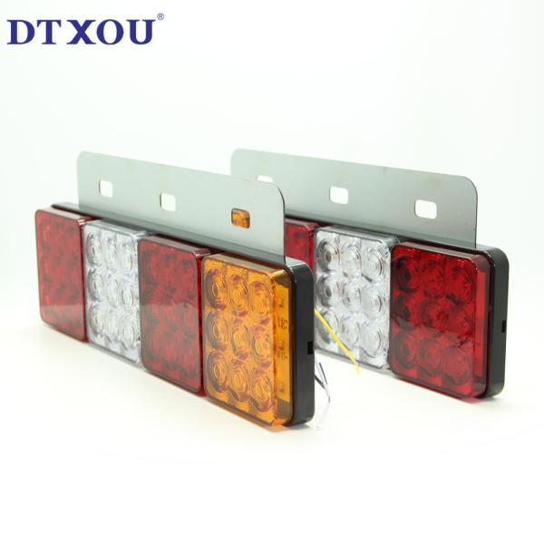 Truck trailer accessory combination indicator light three color LED tail light turn indicator light